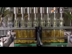 वैक्यूम चूसने वाले नोजल के साथ स्वचालित रैखिक प्रकार उपयोगकर्ता के अनुकूल खाद्य तेल भरने की मशीन