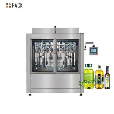 Npack स्वचालित मोटी वनस्पति बोतल तेल भरने की मशीन सोयाबीन तेल उत्पादन लाइन