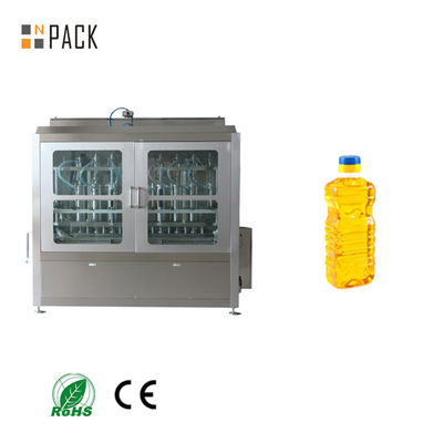 खाद्य तेल के लिए स्वचालित सर्वो मोटर पिस्टन100ml-5000ml मात्रात्मक आयतन भरने की मशीन