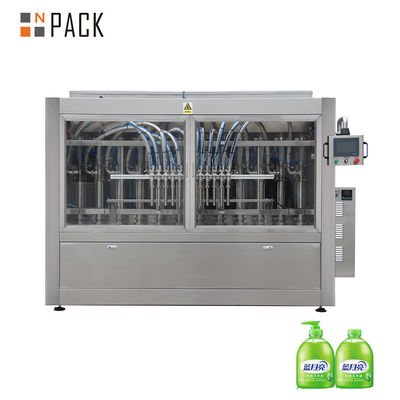 Npack प्लास्टिक पैकेजिंग सामग्री 100-5000ml तरल कपड़े धोने के डिटर्जेंट की बोतल भरने की मशीन
